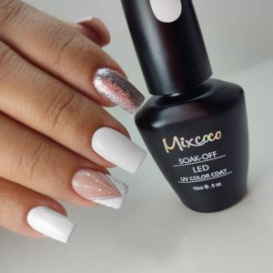 ESMALTE MIXCOCO SMC 138 BLANCO TIZA 7.5ml Semipermanente