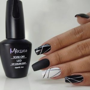ESMALTE MIXCOCO SMC 144 NEGRO 15ml Semipermanente