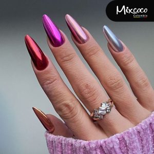 Efecto Espejo en Polvo Mixcoco para uñas