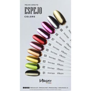 Efecto Espejo en Polvo Mixcoco para uñas