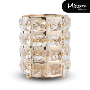Vaso Porta Pinceles de Lujo Cristales