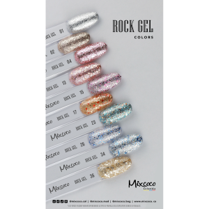 Esmalte Mixcoco Rock Gel 7.5ml Semipermanente Alto Brillo