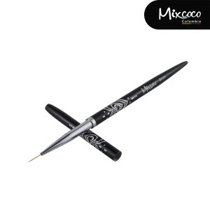 Pincel Liner Negro 9mm Con Tapa Mixcoco