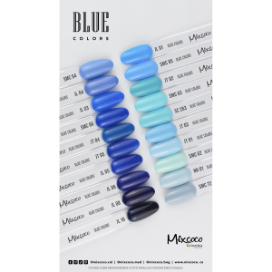 ESMALTE MIXCOCO AZUL 7.5ml Semipermanente Nueva Presentación