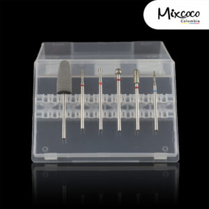 Juego de Brocas para Manicura Caja x6 und Mixcoco