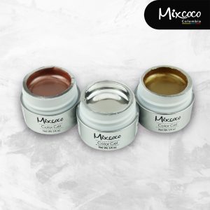 Color Gel Metalizado Mixcoco Metal Painting Gel Para Uñas