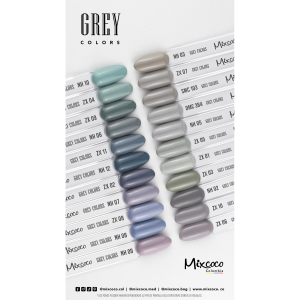 Esmalte mixcoco Gris 15ml semipermanente