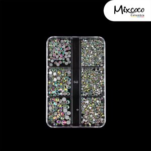 Caja x6 Cristales Colores Swarovski
