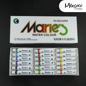 Caja Acuarelas Grande x18 Marie´s