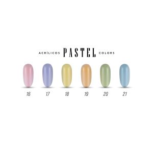 Polvo Acrílico Colores Pastel 10gr Mixcoco USA Pro