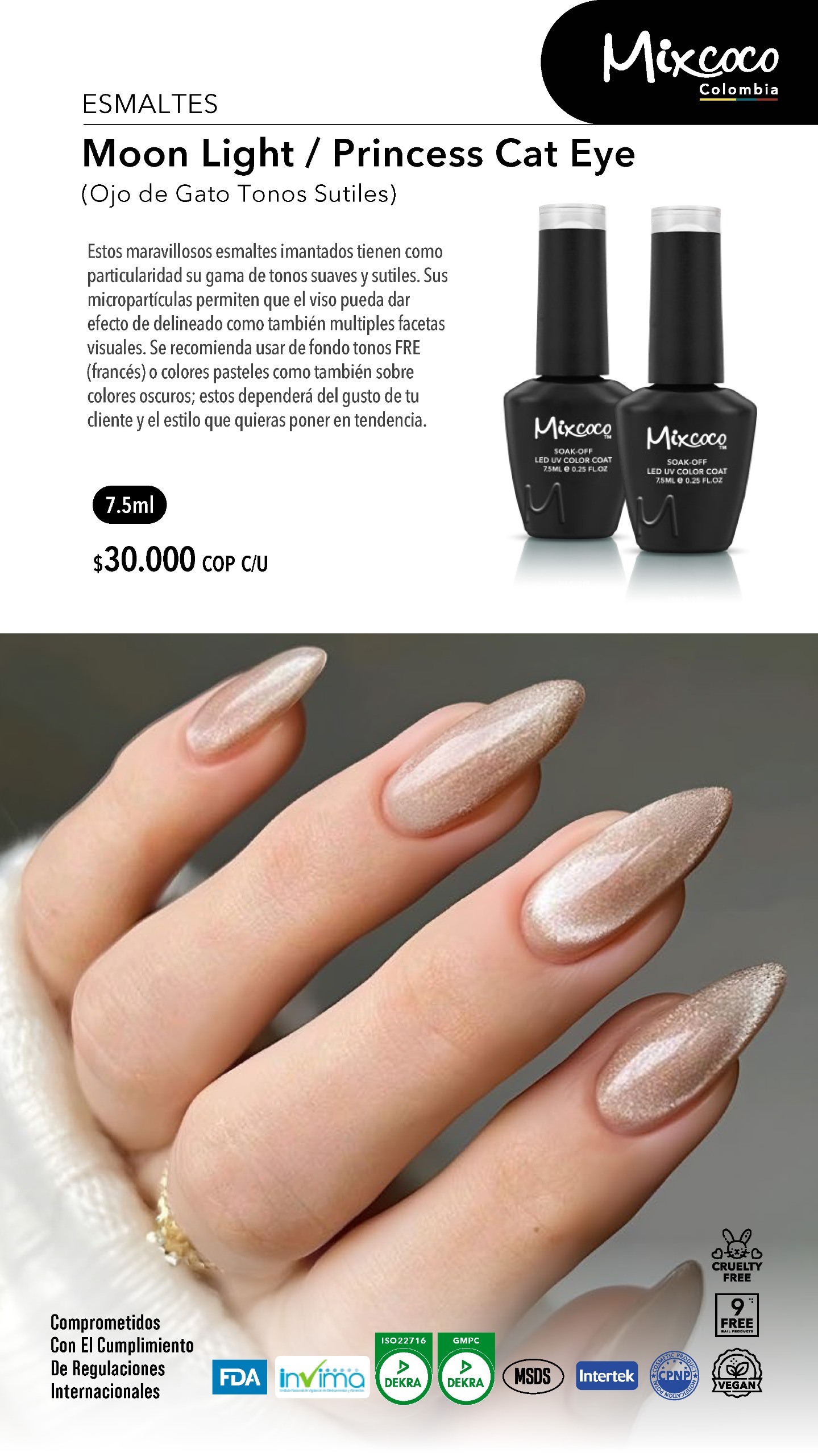 Princes Cat Eye referencia Mixcoco