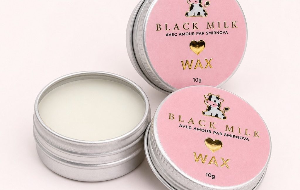Cera para cutículas Black Milk Wax by Smirnova disponible en Mixcoco Colombia